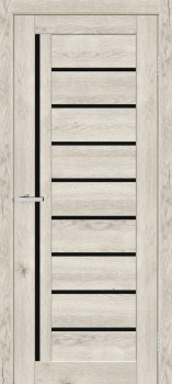 Двері ТМ DOORS C067 Чорне скло