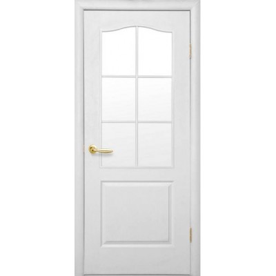 Міжкімнатні Двері Сімплі Класік зі склом "Новий Стиль" Ламінатин-0