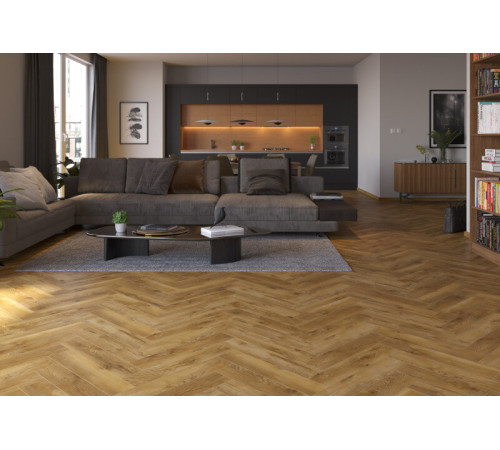 Ламінат Classen Ville 4V Herringbone 63267 Дуб Бенікарло