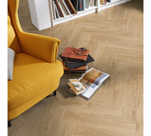 Ламінат Kronotex Castle ( ялинка) - Girona Oak MH1002