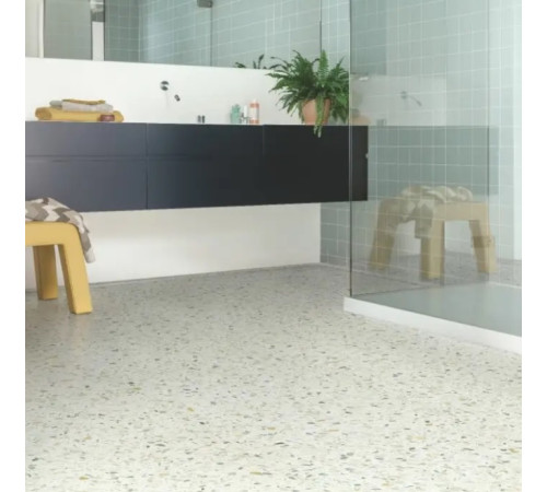 Вінілова підлога Quick Step Blush Багатокольорова підлога тераццо SGTC20307