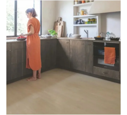 Виниловый пол Quick Step Liv Дуб серовато-бежевый атласный SGSPC20317