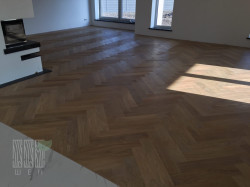 Інженерна дошка Шен ДУБ Англійська ялинка 120 мм Рустік