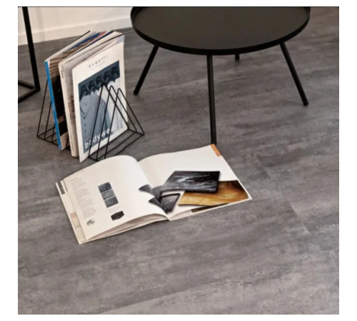 Виниловый пол Vinilam Ceramo Цемент Серый 71616