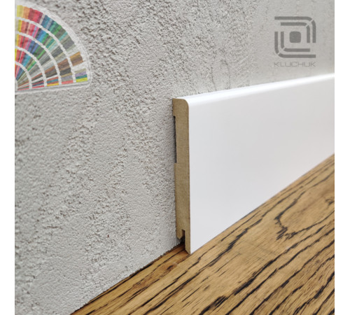 Плинтус МДФ прямой 100х12х2000 мм. MDF-R100 RAL Kluchuk