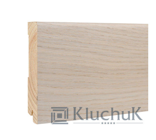 Плінтус NEO Plinth Дуб Сріблястий 120х19х2200 мм. KLN120-07 Kluchuk