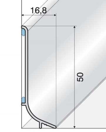 Плинтус Накладного монтажа Multi Effect Q64 17-50-2700