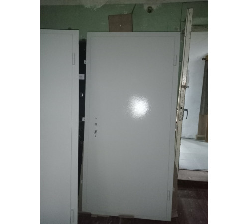 Двери Технические EI 60 RAL 7035, 2 шт, Двери 1-2070*980,5 мм, рама 90 мм, Правая, Двери 2-2060*980 мм, рама 90 мм, Правая, Винница, Гонты 22а