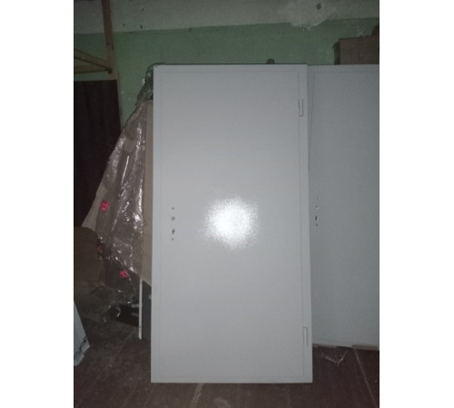 Двери Технические EI 60 RAL 7035, 2 шт, Двери 1-2070*980,5 мм, рама 90 мм, Правая, Двери 2-2060*980 мм, рама 90 мм, Правая, Винница, Гонты 22а