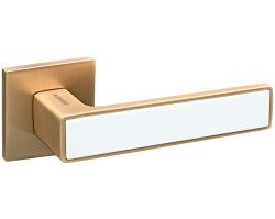Ручки на розетах Gavroche NIKEL Ni - Z25 GoldSB/White