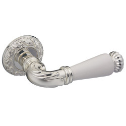 Ручки на розетах Gavroche NEODIUM Nd - Z20 BS/W