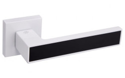 Ручки на розетах Gavroche MAGNIUM Mg - A3 WHITE/BLACK