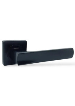 Ручки на розетах Кедр R08-144-AL-BLACK MAT