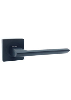 Ручки на розетах Кедр R08-148-AL-BLACK MAT