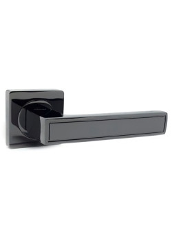 Ручки на розетах Кедр R08-348-AL-BLACK NI