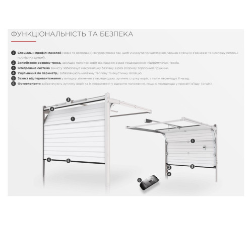 Секційні Секційні ворота WISNIOWSKI UniPro Woodgrain 3000х2375 мм