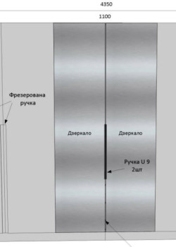 Шафа пряма розпашна на замовлення №22 11.04.2024