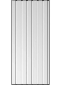 Панель декоративная "Рейки" из полимера Grand Decor HCR 503