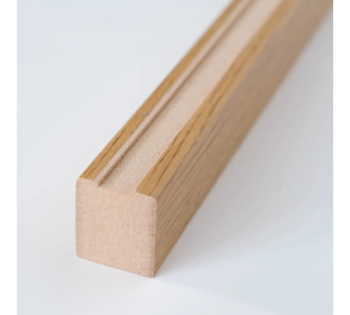 Рейка з МДФ дуб RockWood 25-30-2800 мм