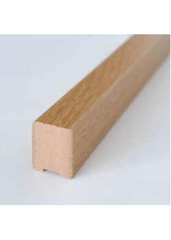 Рейка с МДФ дуб RockWood 25-30-2800 мм