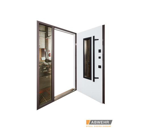 Входные Нестандартные двери с терморазрывом Revolution, 1600-1800*2050, комплектация FRAME Abwehr