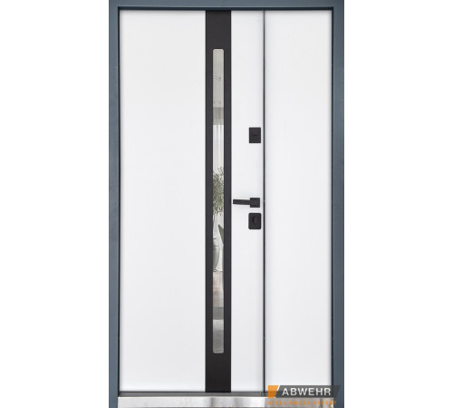 Входные Двери Defender (KTM) 506 Nordi Glass RAL 7021Т 1200 Abwehr