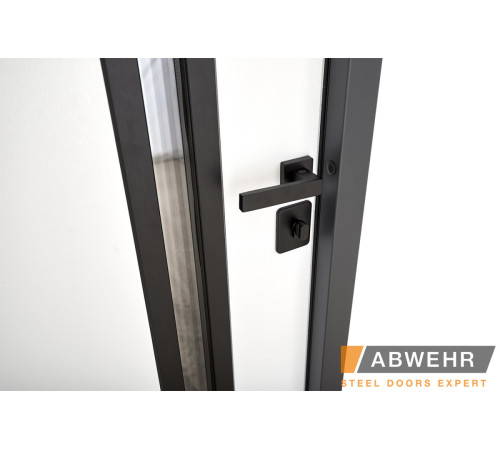 Входные Двери Defender (KTM) 506 Nordi Glass RAL 7021Т 1200 Abwehr