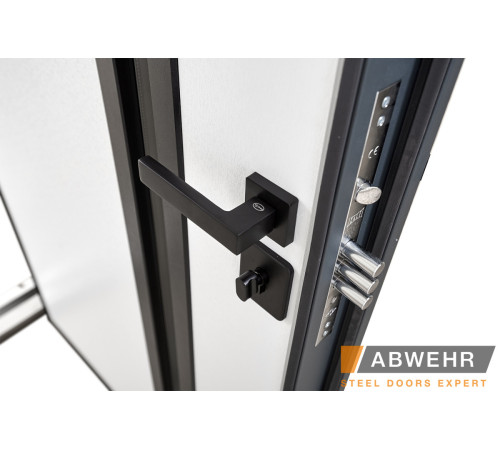 Входные Двери Defender (KTM) 506 Nordi Glass RAL 7021Т 1200 Abwehr