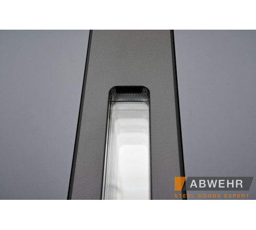 Входные Двери Defender (KTM) 506 Nordi Glass RAL 7021Т 1200 Abwehr