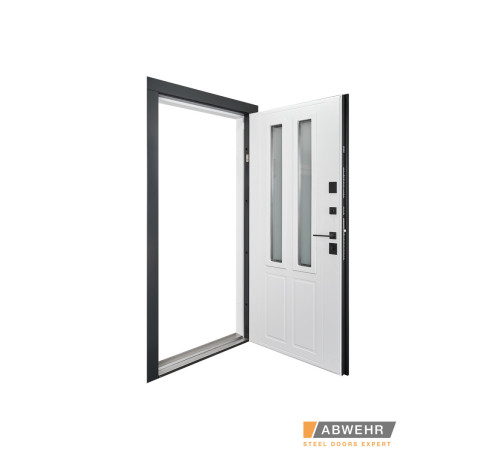 Входные Двери COTAGE (KT1 с терморазрывом) Vinorit 552 Country NeoGlass Abwehr