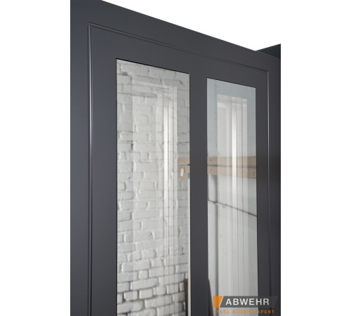 Входные Двери COTAGE (KT1 с терморазрывом) Vinorit 552 Country NeoGlass Abwehr