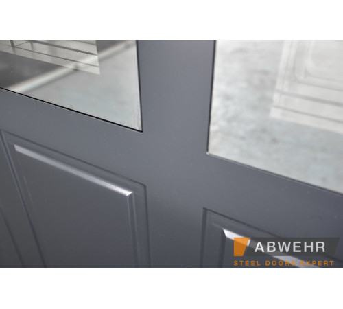 Входные Двери COTAGE (KT1 с терморазрывом) Vinorit 552 Country NeoGlass Abwehr