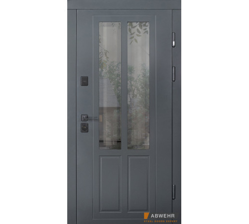 Входные Двери COTAGE (KT1 с терморазрывом) Vinorit 552 Country NeoGlass Abwehr