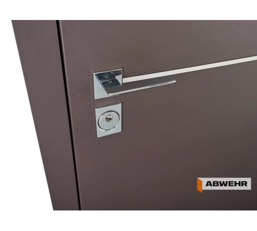 Вхідні Двері Abwehr Defender 76 Solid з терморозривом Ral 8019T + Венге