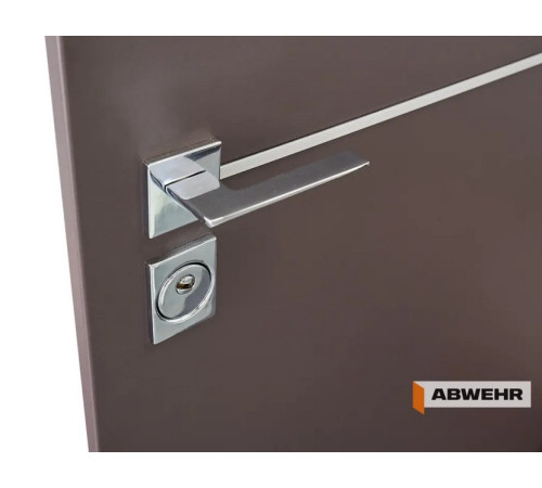Вхідні Двері Abwehr Defender 76 Solid з терморозривом Ral 8019T + Венге