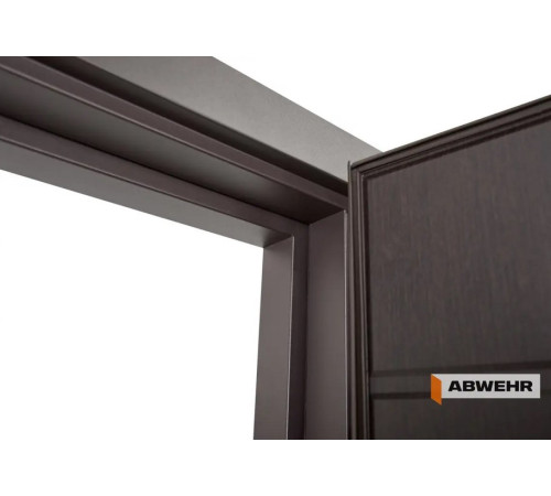 Вхідні Двері Abwehr Defender 76 Solid з терморозривом Ral 8019T + Венге