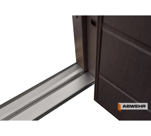 Вхідні Двері Abwehr Defender 76 Solid з терморозривом Ral 8019T + Венге