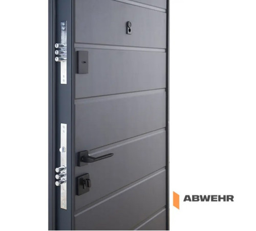 Вхідні Двері Abwehr Defender 76 Solid з терморозривом 7021T + Антрацит