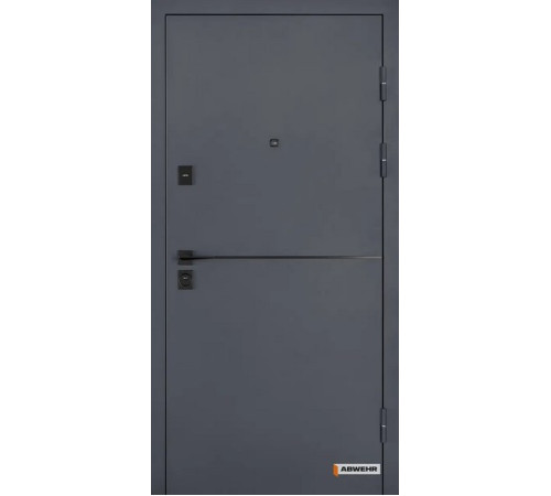 Вхідні Двері Abwehr Defender 76 Solid з терморозривом 7021T + Антрацит
