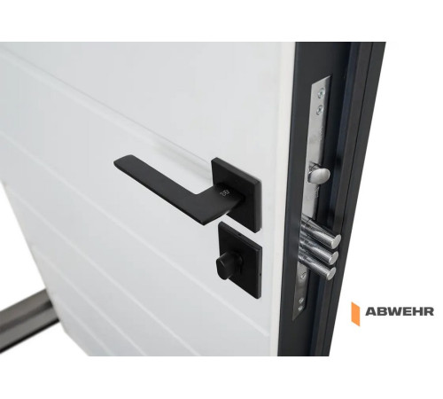 Вхідні Двері Abwehr Defender 76 Solid з терморозривом 7021T + Білий