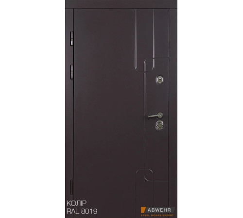 Вхідні Двері Cotage1 (KT1 з терморозривом) 448 Abwehr