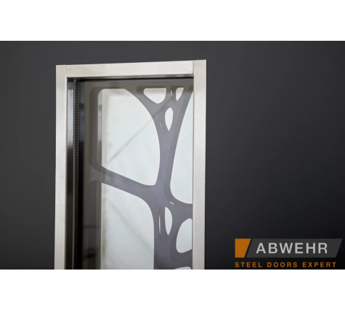 Вхідні Двері Defender (KTM) 408 Defender Glass RAL 7021Т Abwehr