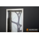 Вхідні Двері Defender (KTM) 408 Defender Glass RAL 7021Т Abwehr