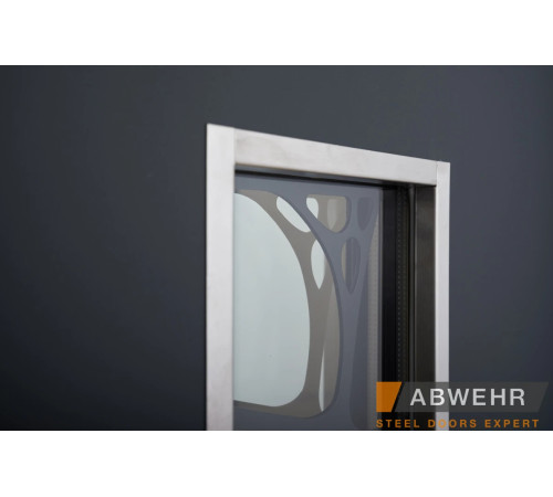 Вхідні Двері Defender (KTM) 408 Defender Glass RAL 7021Т Abwehr
