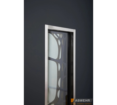 Вхідні Двері Defender (KTM) 408 Defender Glass RAL 7021Т Abwehr