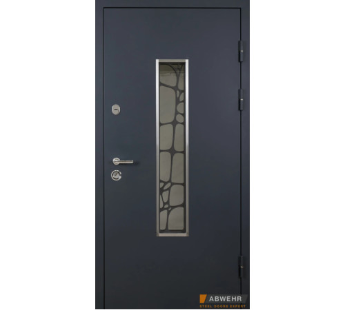 Вхідні Двері Defender (KTM) 408 Defender Glass RAL 7021Т Abwehr