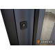 Входные Двери Cotage1 (KT1 с терморазрывом) 496 UFO BLACK RAL 7016 Abwehr