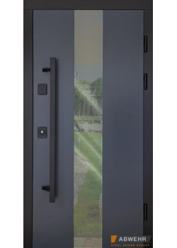 Двері BIONICA 2 (BN2) LAMPRE (LP-5) антрацит Abwehr