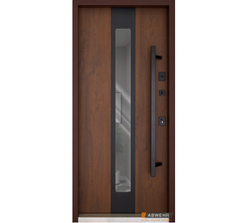 Входные Двери BIONICA 2 (BN2) LAMPRE (LP-5) дуб темный Abwehr