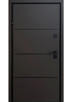 Двери Berez Optima Street Plus Party D RAL 8019 пісок/дуб 23